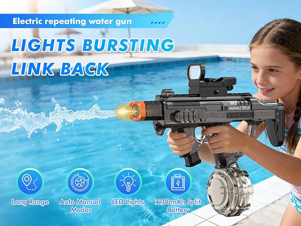 Electric Water Gun for Adults Kids