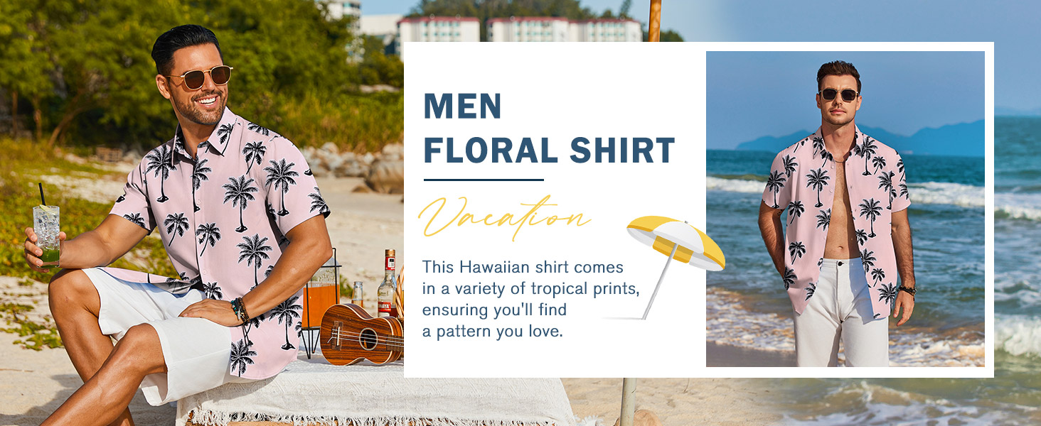 Men's Beach Shirt For Summer