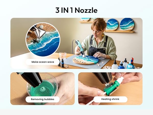 heat gun for resin
