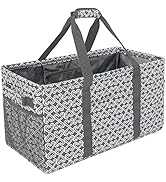 Acnusik Extra Large Utility Tote Bag for Women with Pockets,Canvas Collapsible Tote Bags