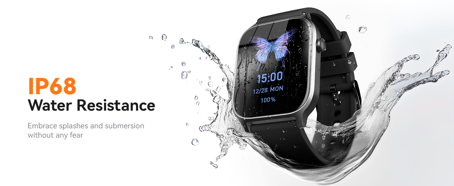 IP68 waterproof smart watch