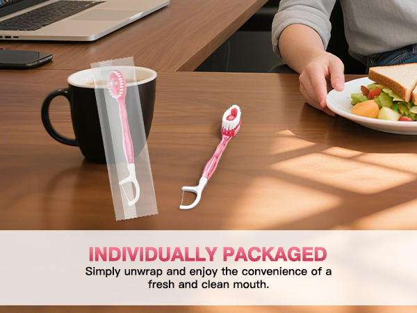 disposable toothbrushes with toothpaste