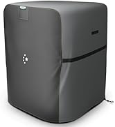 LIBZAKI Air Conditioner Cover Waterproof 600D Heavy Duty for Outside Units-Durable AC Cover Unive...