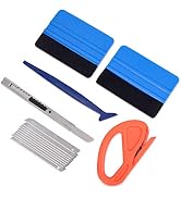 Vehicle Vinyl Wrap Window Tint Film Tool Kit Include 4 Inch Felt Squeegee, Retractable 9mm Utilit...