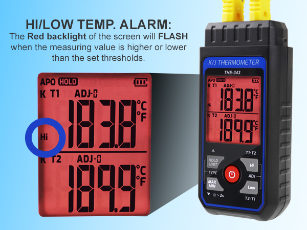 K Type Thermocouple Thermometer