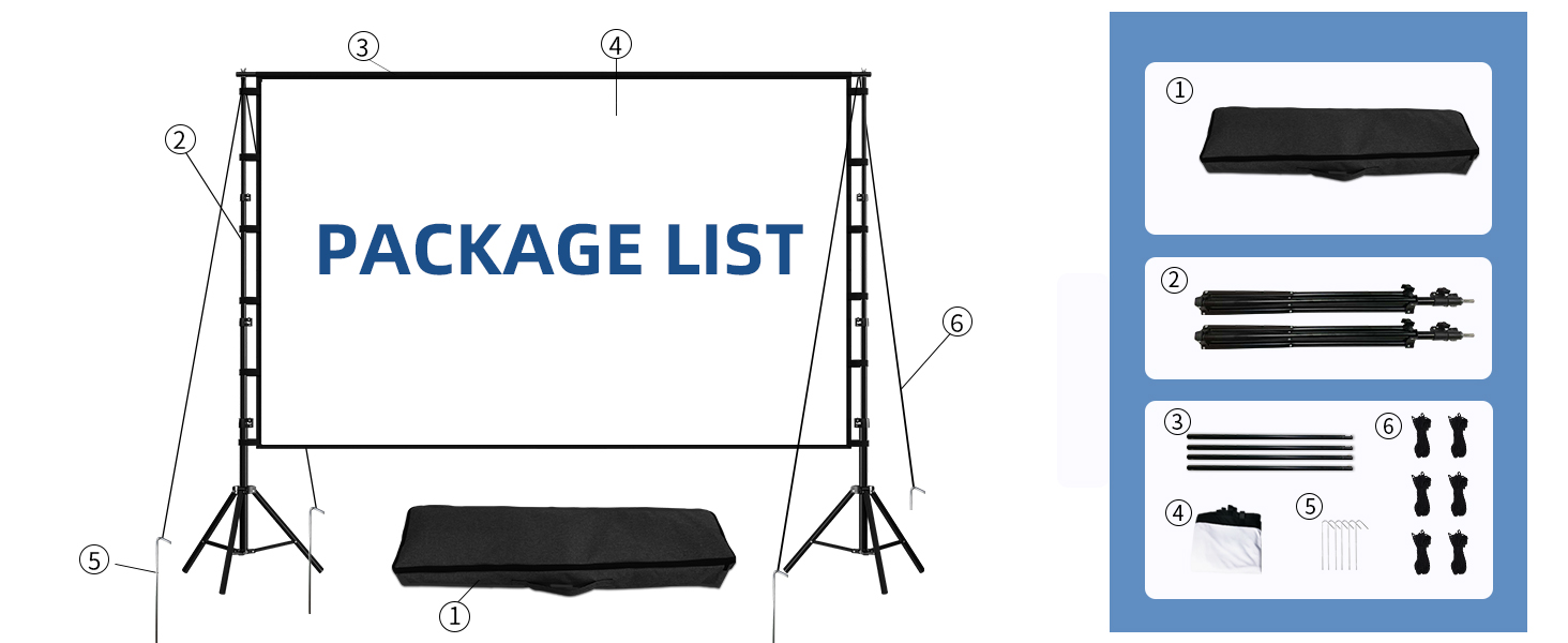 outdoor projector screen
