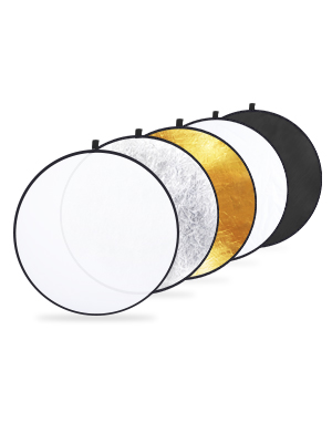Etekcity 24" (60cm) 5-in-1 Portable Collapsible Multi-Disc Photography Light Photo Reflector