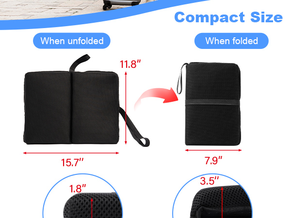 travel seat cushion for airplane
