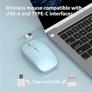 Wireless Mouse Rose Gold Dual Mode