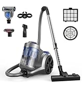 Aspiron 1700W Canister Vacuum Cleaner, 45Kpa Bagless Vacuum Cleaner | Multi-Cyclonic Filtration, ...