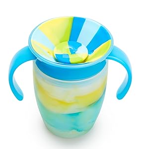 Tropical Swirl Miracle Cup, 7oz, Blue