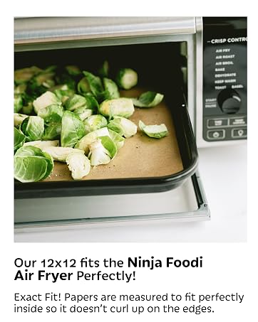 12x12 fits the Ninja Foodi Air Fryer