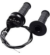 Riyitauto 7/8" 22mm Twist Throttle Accelerator Handle Grips and 36 inches Cable Set for 50cc 70cc...