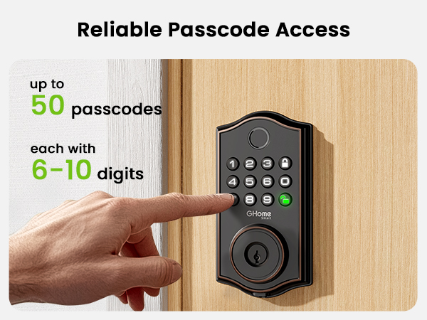 Ghome Smart Deadbolt Lock for Front Door