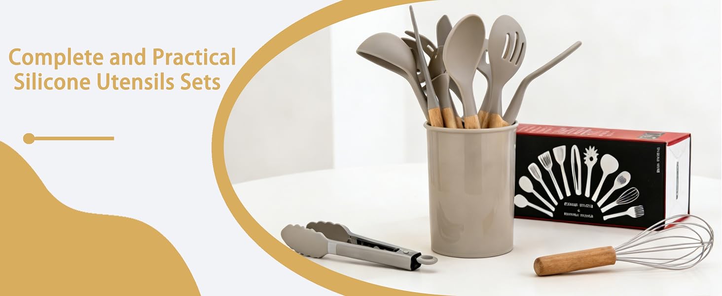 Silicone Cooking Utensils Set