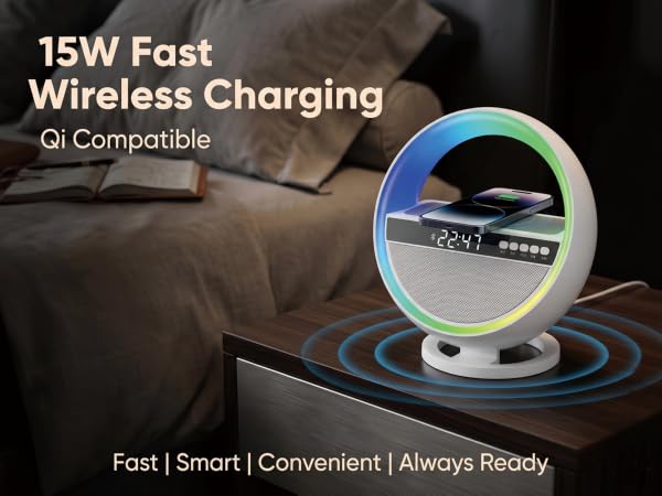 15W wireless charging station