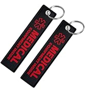 TINNALART Medical Alert Bag Tag,for Medical Bag CPAP Respiratory Devices Diabetes Allergy Epipen ...
