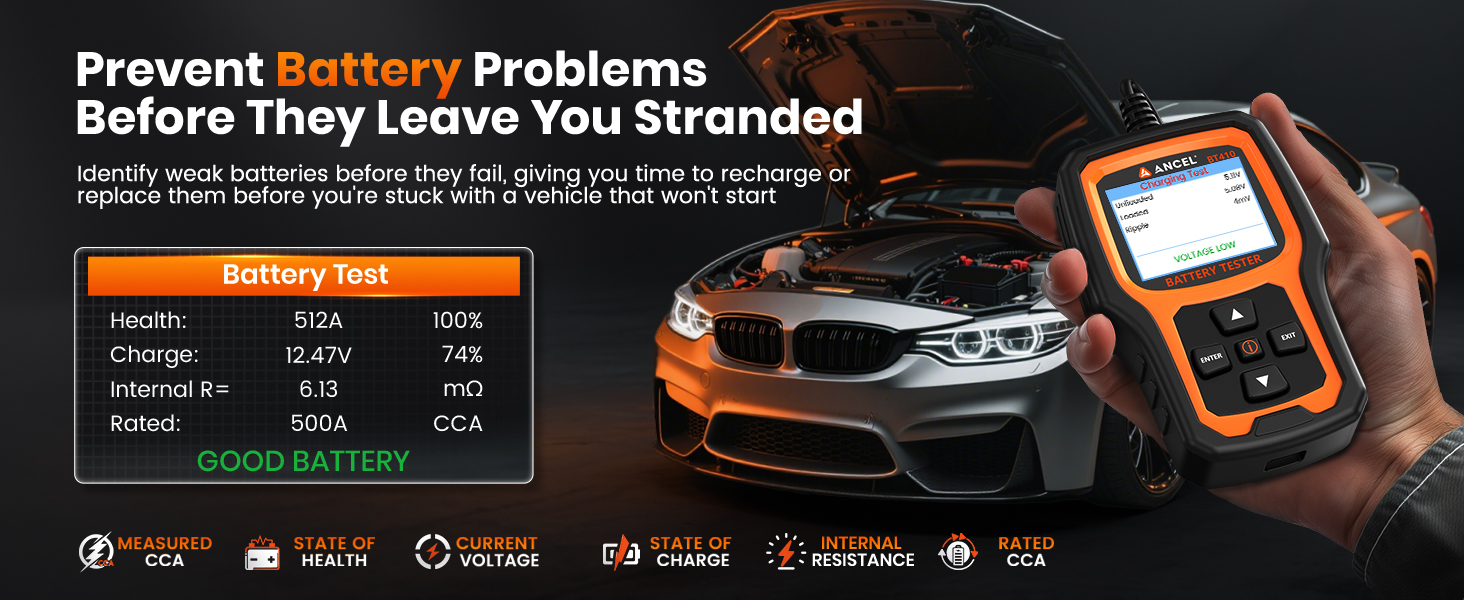car battery tester