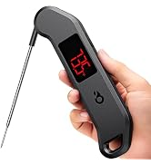 Professional Digital Meat Thermometer, 1 Sec Instant Read, ±0.5? Accuracy NIST&NSF Certified Food...