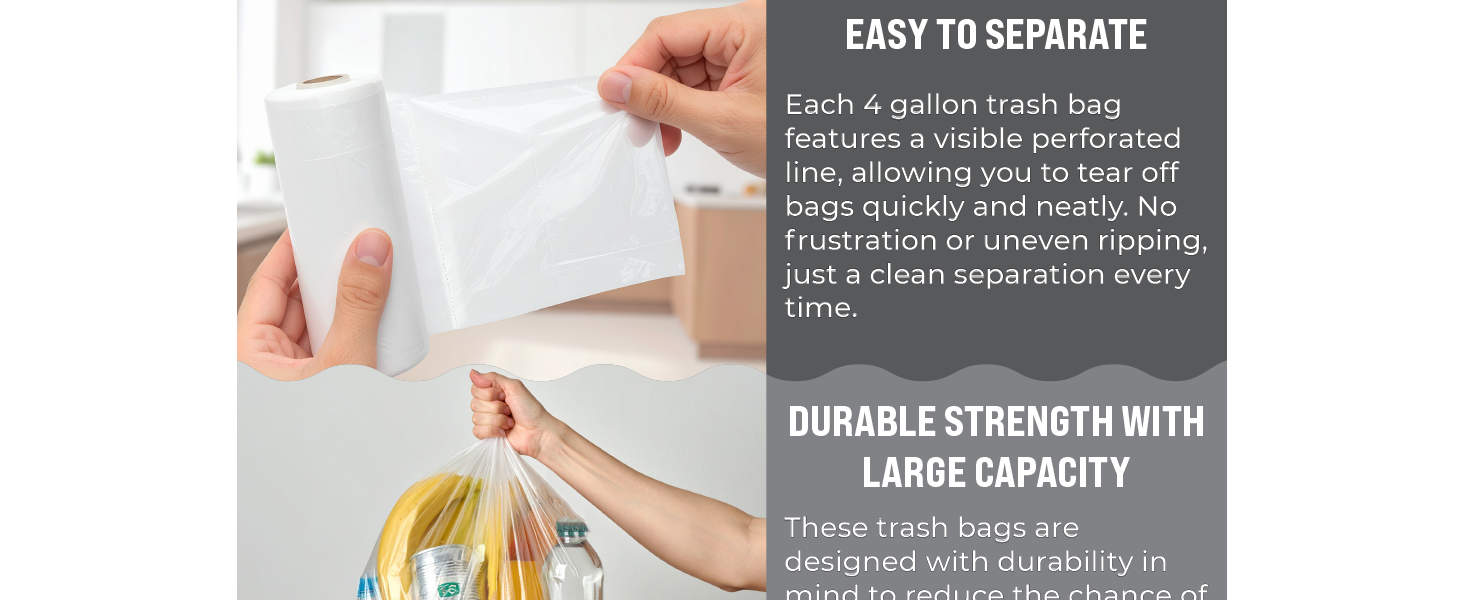 4 gallon trash bag