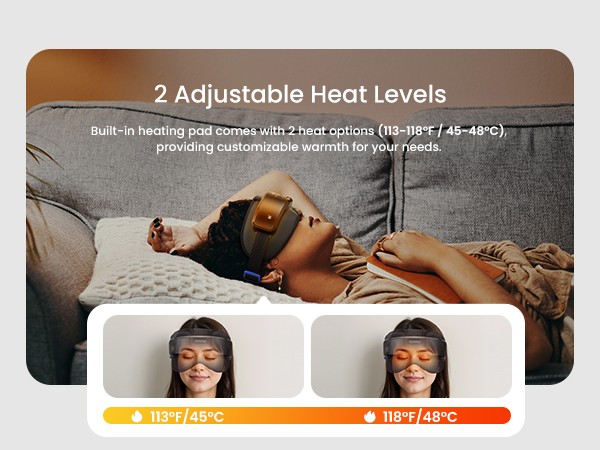 Heated Eye Care Device for Eye Relief, Eye Strain, Birthday Gifts