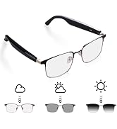 Smart Glasses, Polarized Sunglasses, Bluetooth Glasses for Women Mens, Voice Assistant Audio Open...