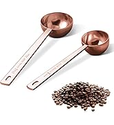 Premium Coffee Scoop Set, Set of 2, Metal Stainless Steel Long Handle Coffee Scoop, Measuring Cof...