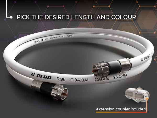 pick the desired length and colour cable