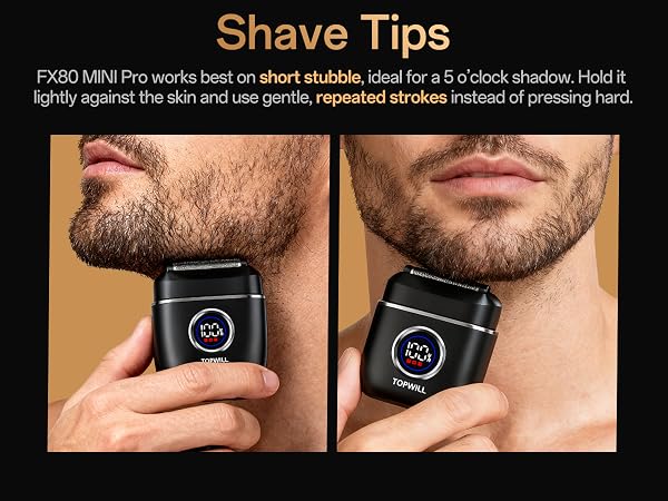 Hold it lightly against the skin and use gentle, repeated strokes instead of pressing hard.