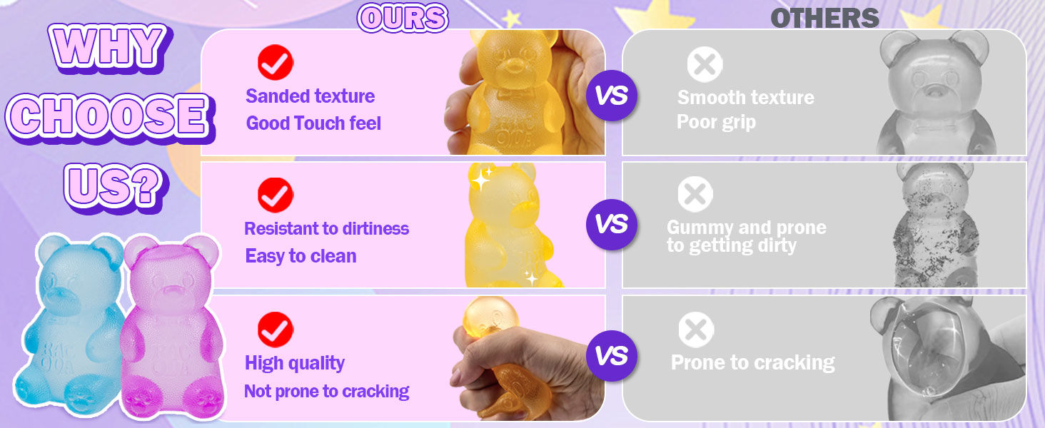 SQUEEZE BEAR TOYS