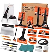 WRAPXPERT Window Tinting Tools for Windshield/Rear Glass Film Install and Clean Includes Bulldoze...