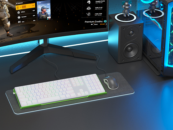 Acrylic Tilted Computer Keyboard Holder