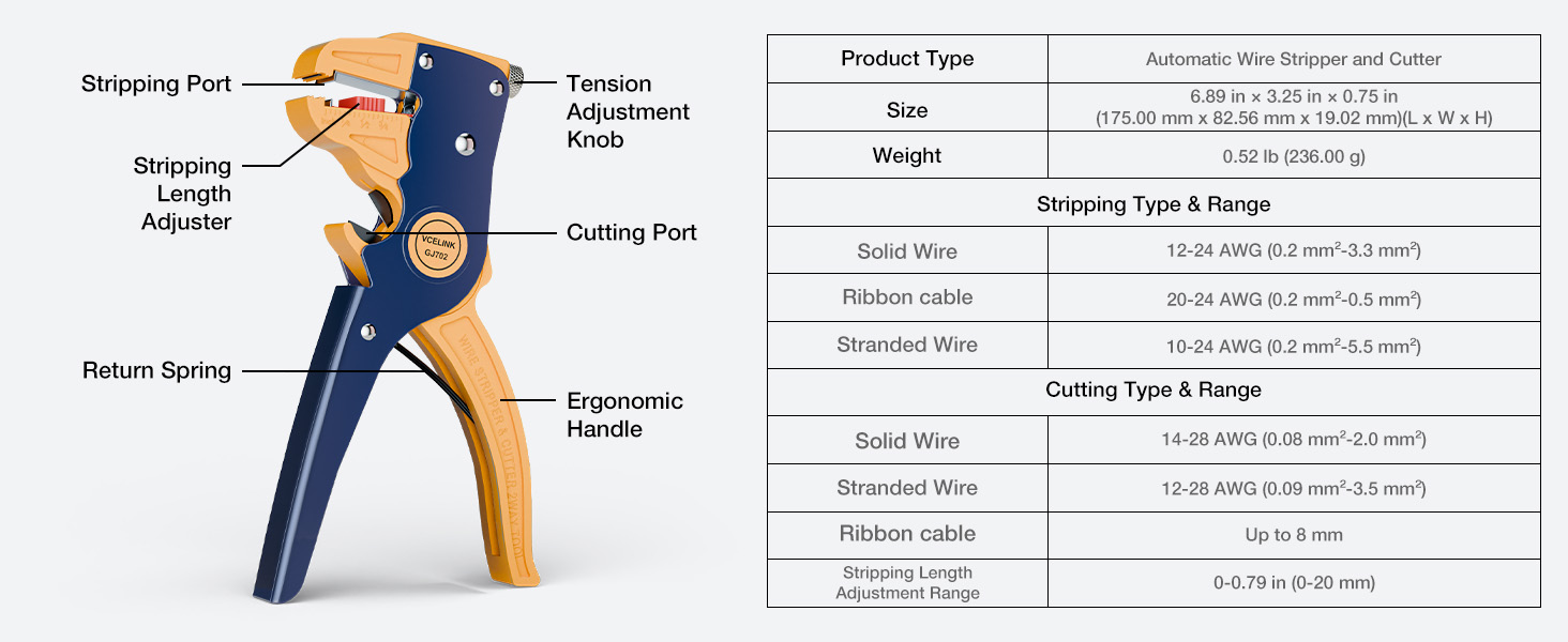 Ideal for DIY enthusiasts, electricians, or repair technicians.