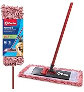 O-Cedar Pet Pro Microfiber Hair & Dust Mop | 3X Pet Hair Removal* | Electrostatic Dry Dust Mop fo...