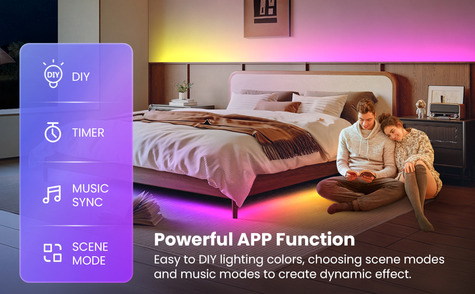 RGB+IC LED Strip Light