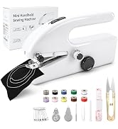 Philorn Mini Handheld Sewing Machine, Quick Portable Sewing Machine for Beginners, Sewing Kit for...