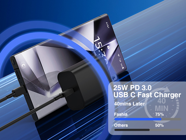 25W PD 3.0 USB C Fast charger