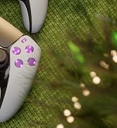 eXtremeRate Multi-Colors Luminated D-pad Action Create Option Face Buttons for PS5 Edge Controlle...