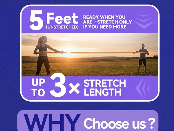 4-inch elastic bandage measures 5 ft unstretched and stretches up to 3 times longer