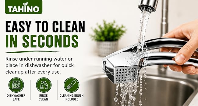 easy to clean in seconds
