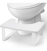 Bamboo Toilet Stool,Potty for Pooping,Portable Squatting Pan with Dual Anti Slip Design,Bathroom ...