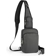 Keanoo Sling Bag, Crossbody Bag with Zipper Lock, RFID & Water Resistant for Women and Men Small ...
