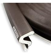LSGCQ Kerf Weather Stripping Door Seal Strip 26 Ft Q Foam Door Weatherstrip Seal with Slot Card S...