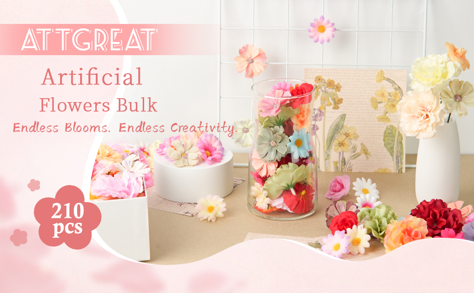 mini flowers for crafts