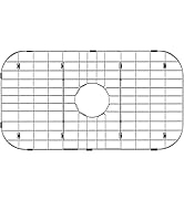 SANNO Kitchen Sink Grate Stainless Steel Sink Protector for Kitchen Sink, Grid Sink Protector Kit...