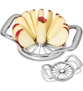 LIIGEMI 5.5 Inch Extra Large Apple Slicer,16-Slice Thin Apple Slicer and Corer,Cutter, Divider, W...