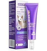 HICC PET Dental Gel for Dogs & Cats, No-Brush Teeth Cleaning Gel, Freshen Breath, Helps Reduce Pl...