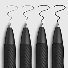 Four Sharpie S Gel tips
