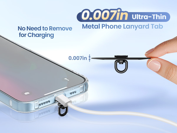 phone lanyard tab
