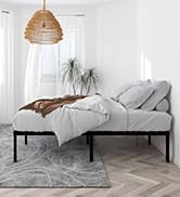 Maenizi 12 Inch Bed Frame Queen Size No Box Spring Needed, Heavy Duty Queen Platform Metal Bed Fr...